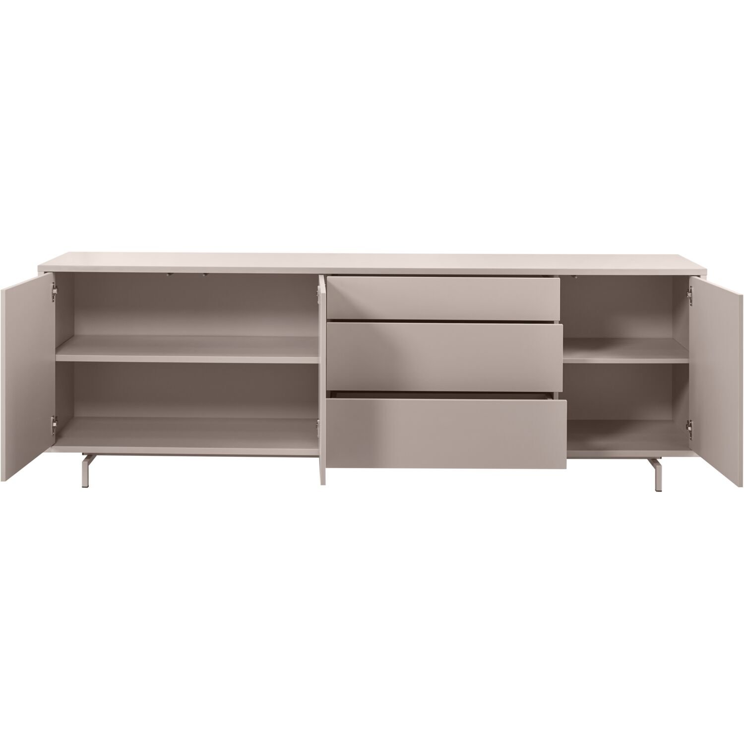 Dressoir Famosa 3 deurs 3 lade stone grey decor