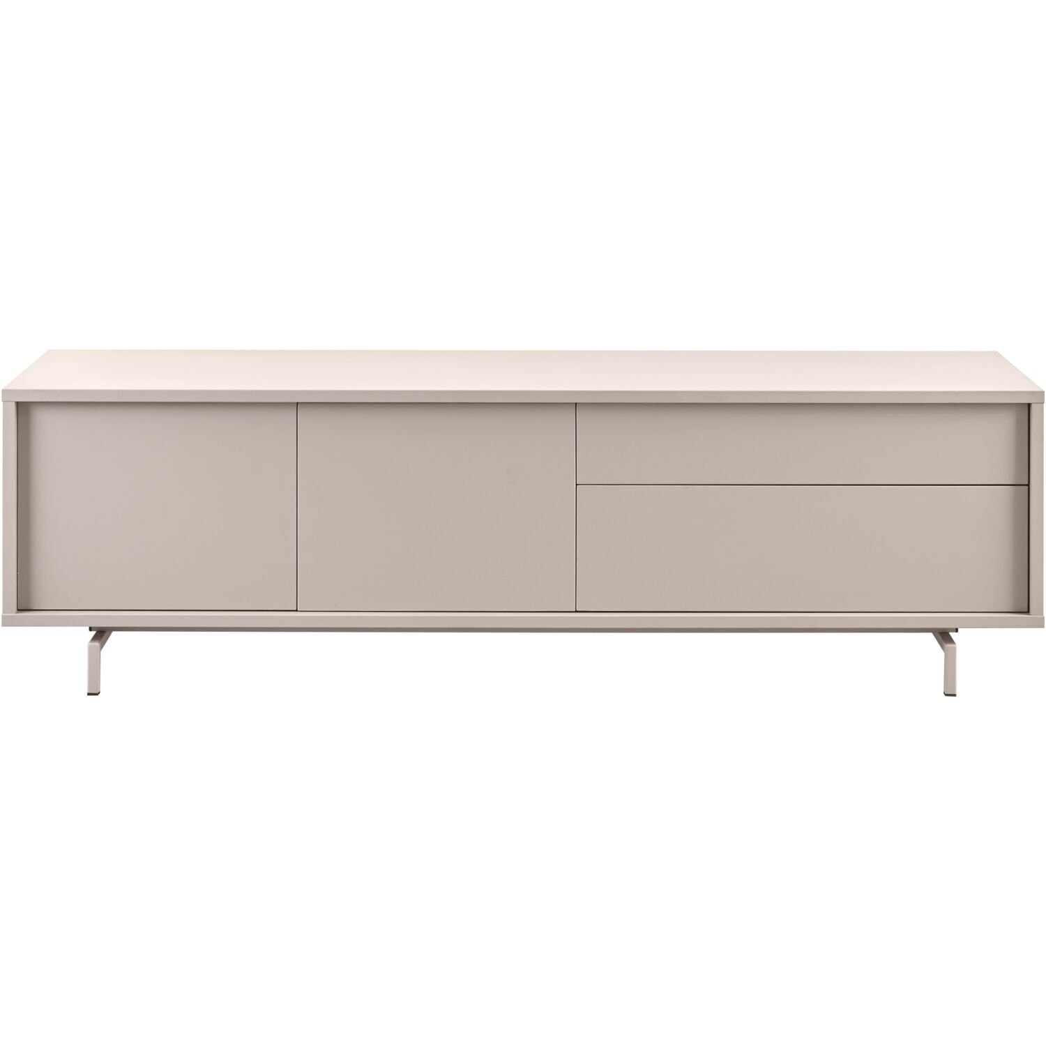 TV-meubel Famosa 2 deurs 1 lade 1 klep stone grey decor