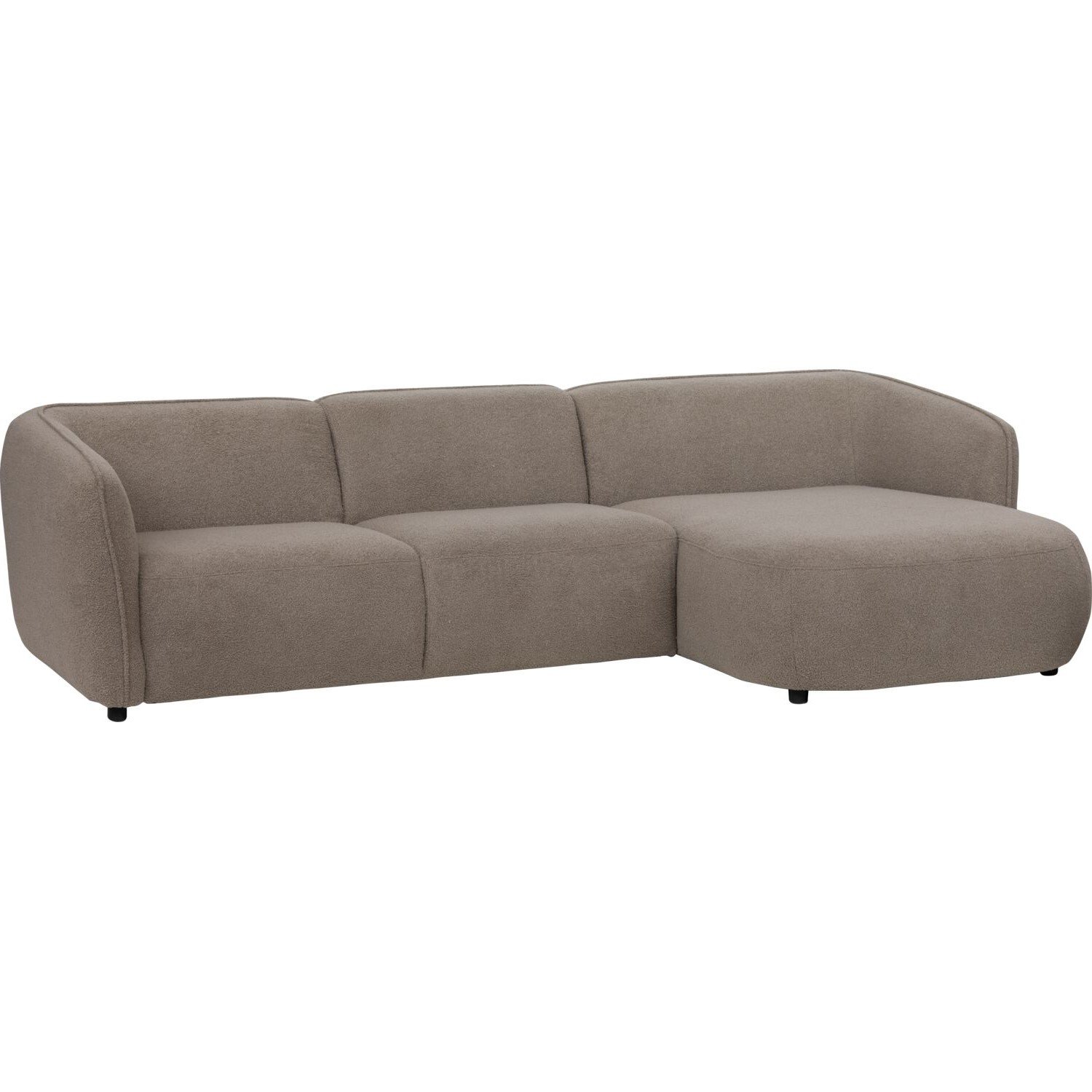 Hoekbank Lavanga polyetherschuim, taupe