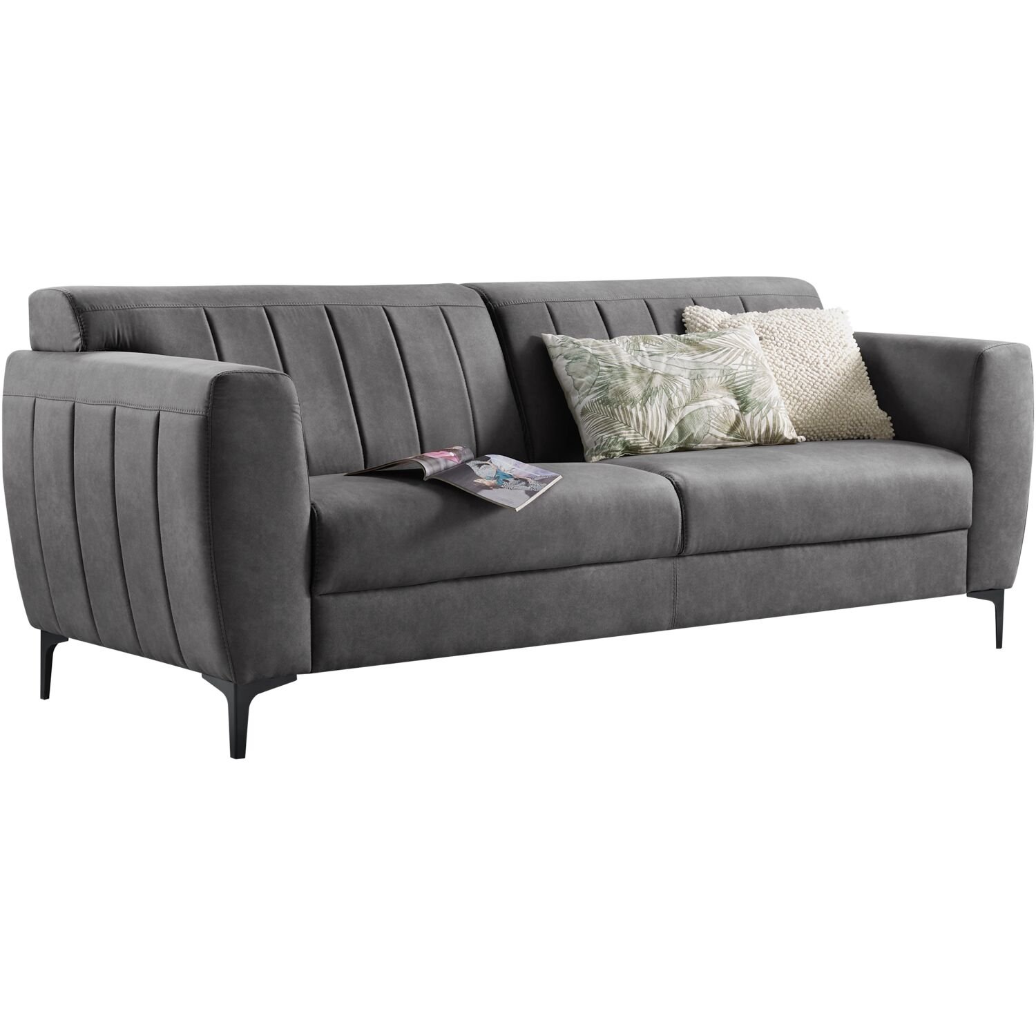 3 zitsbank Ridgway antraciet