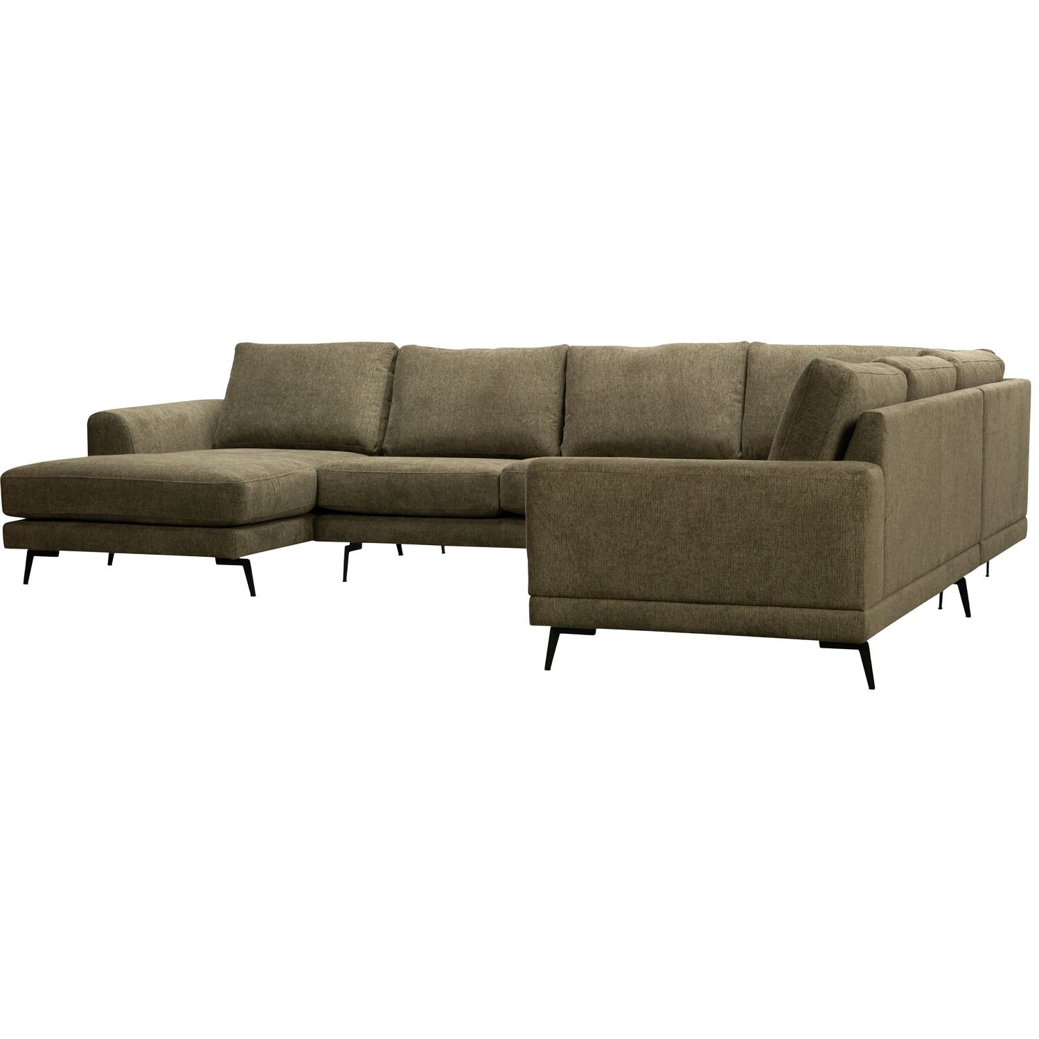 Hoekbank Flandria hunter, pocketvering i.c.m. visco-schuim