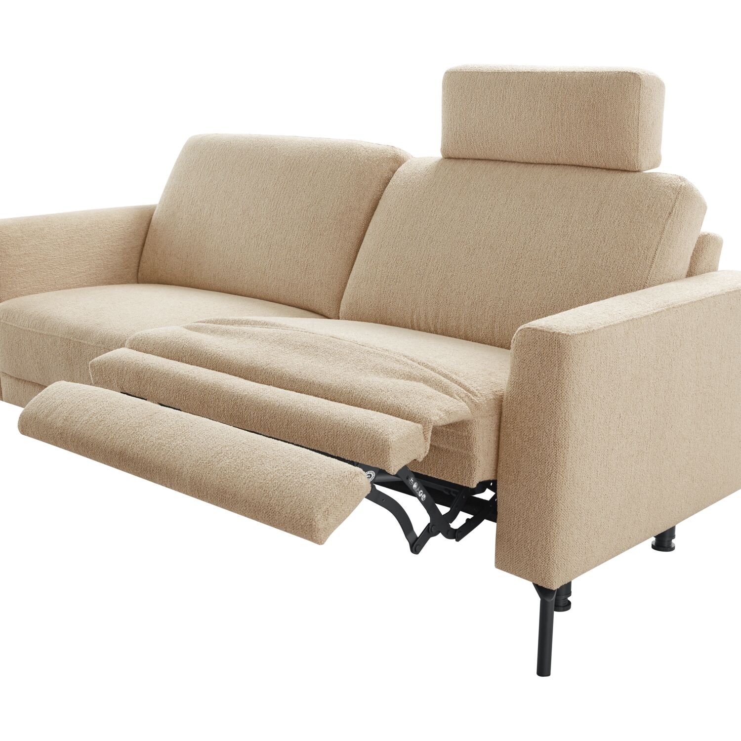 2,5 zits Moscato elektrische relaxfunctie HR schuim beige