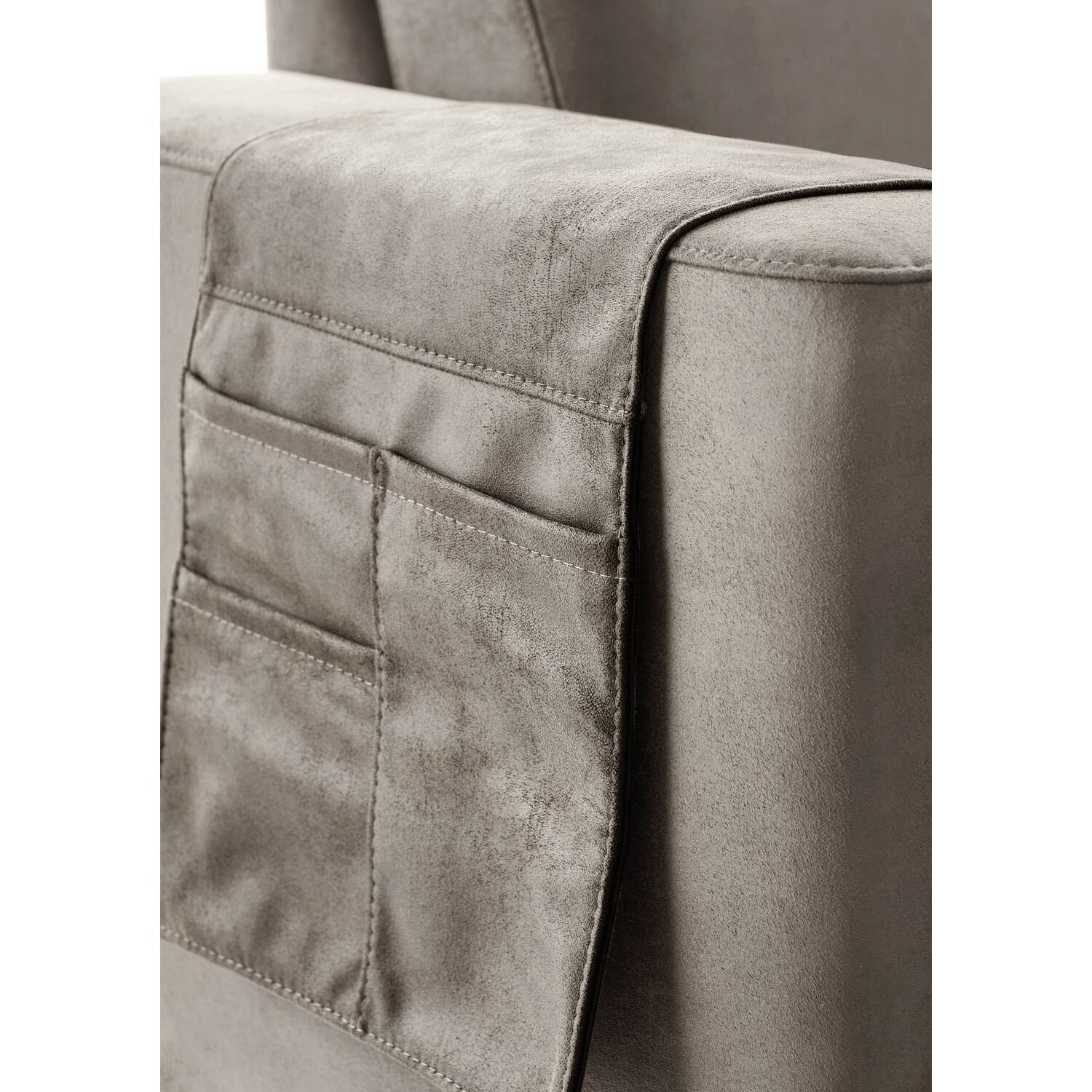 Hoekbank Moscato elektrisch relaxfunctie en zitdiepte pocketvering met visco in clay