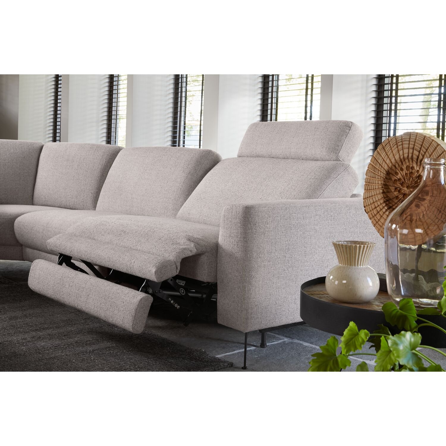 Hoekbank Moscato elektrische relaxfunctie bonelvering met HR schuim shell