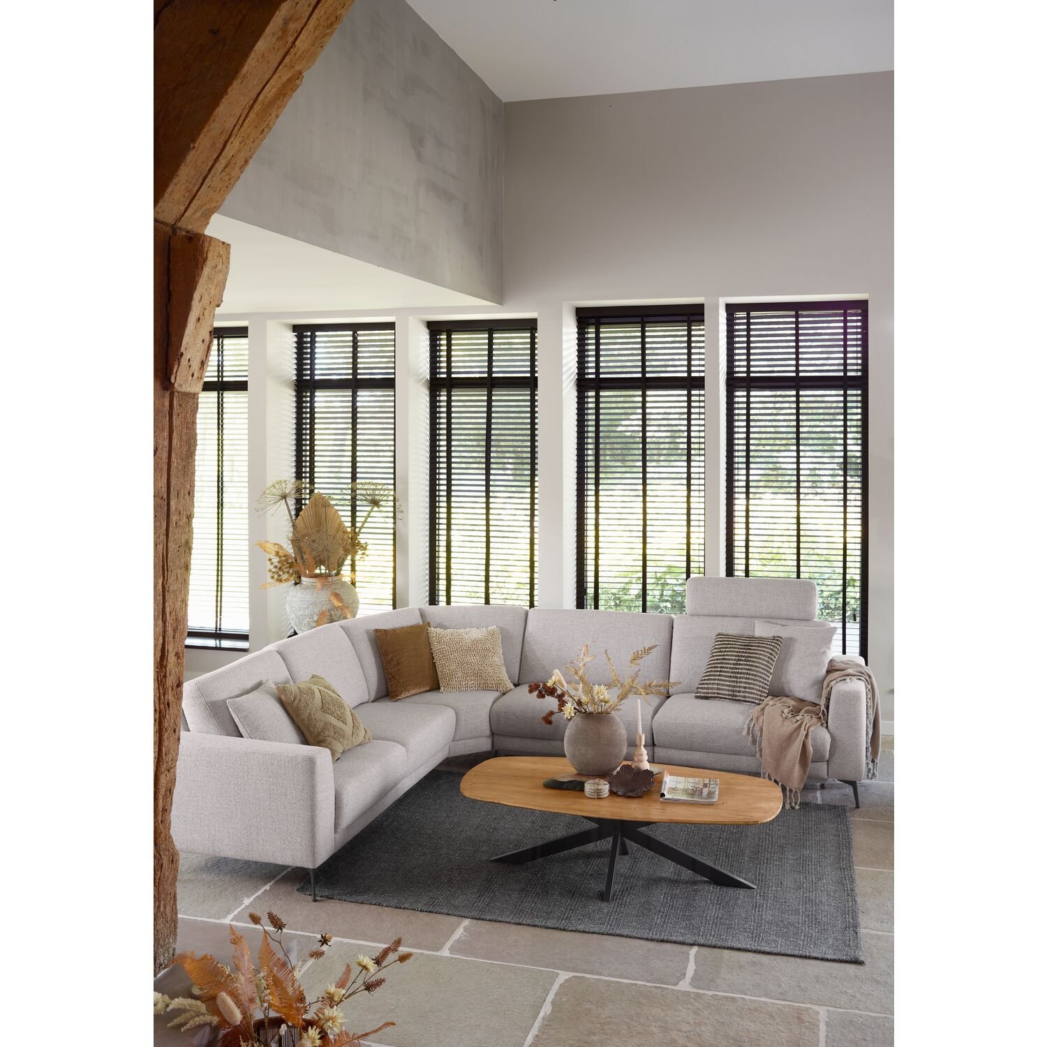 Hoekbank Moscato elektrische relaxfunctie bonelvering met HR schuim shell