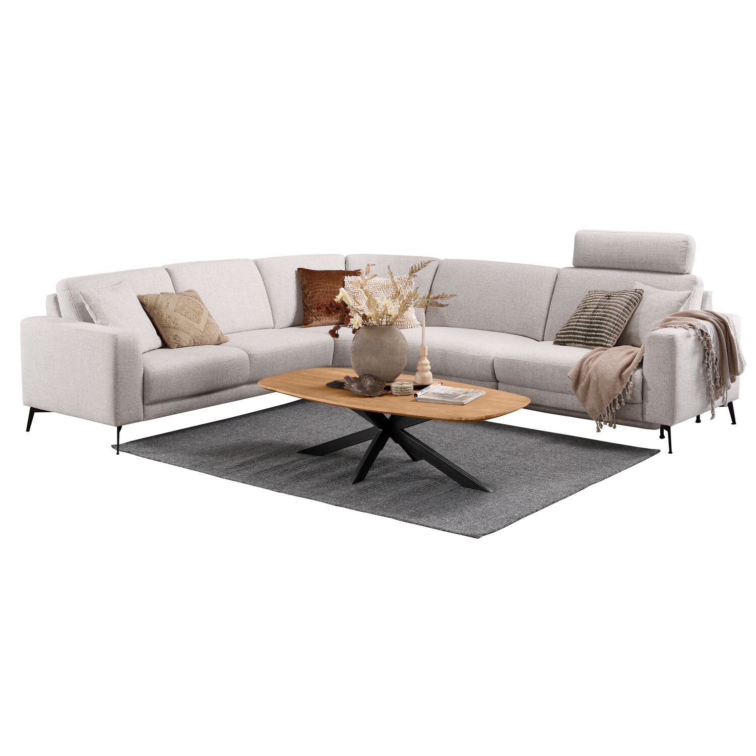 Hoekbank Moscato elektrische relaxfunctie bonelvering met HR schuim shell