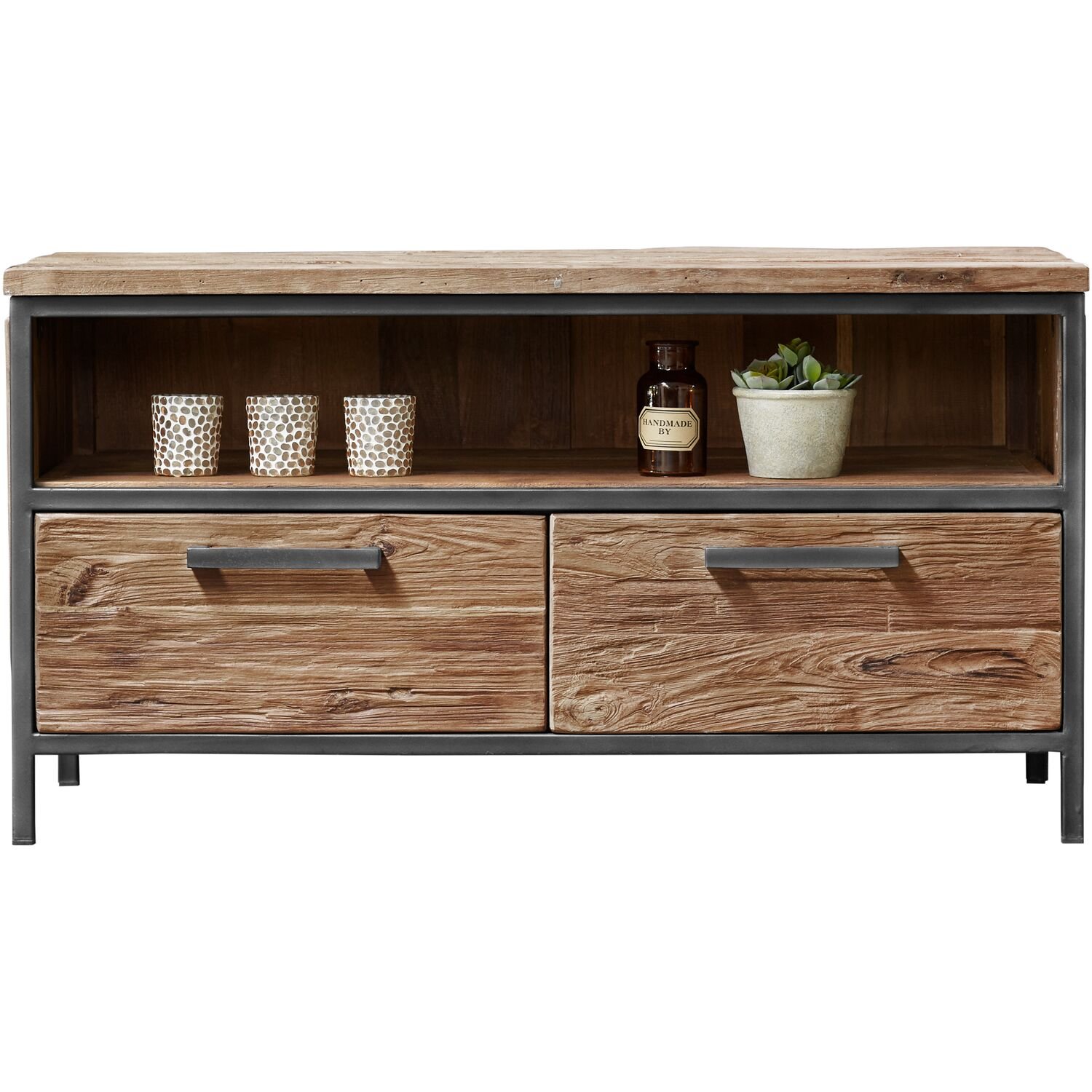 Tv-meubel Romaro 54 x 100 teak mix rough