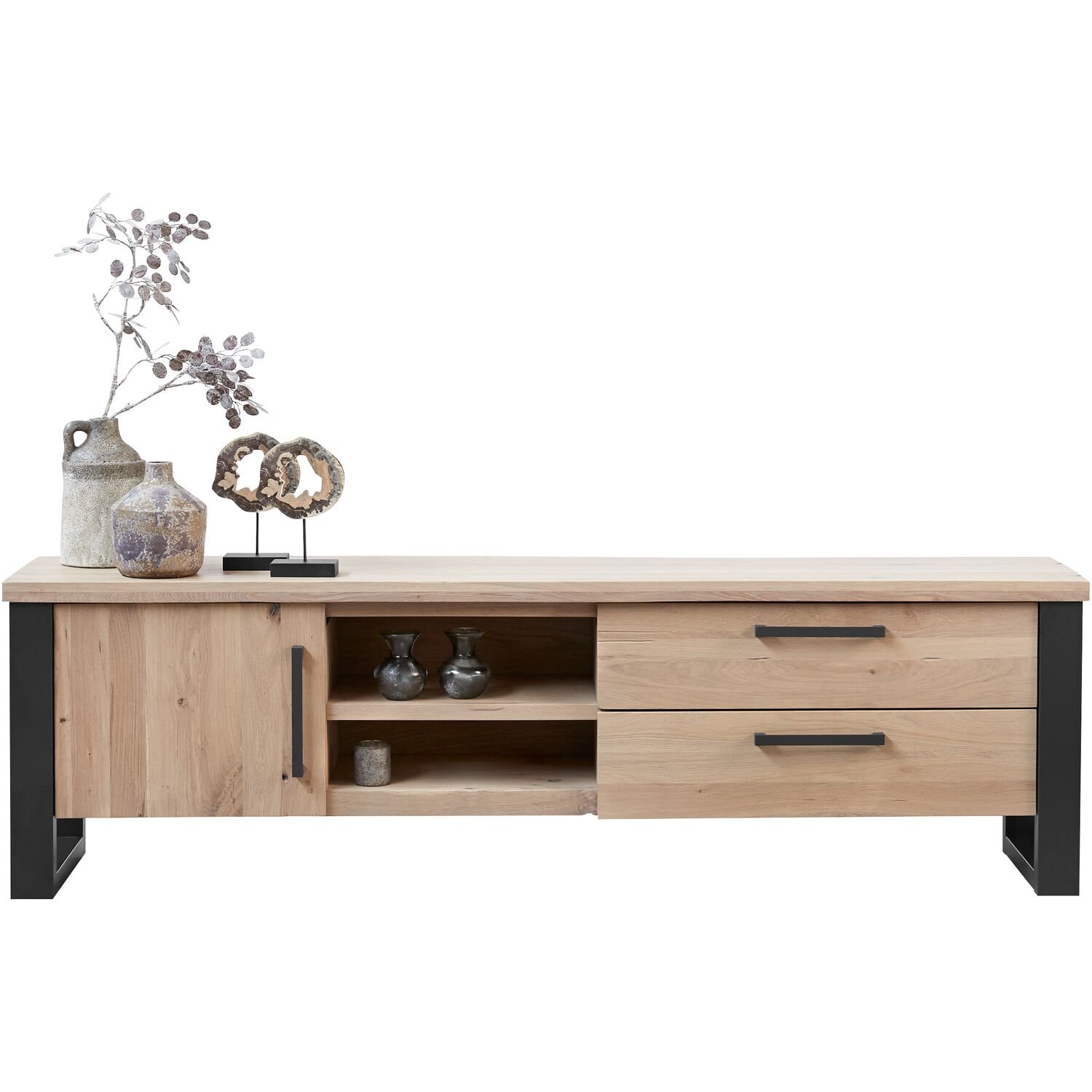 Tv-meubel Verato 59 x 200 naturel grey