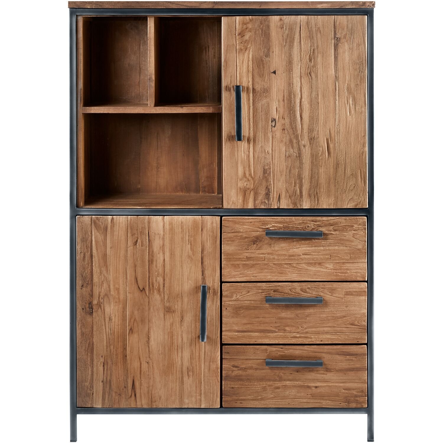 Bergkast Romaro 144 x 98 teak mix rough