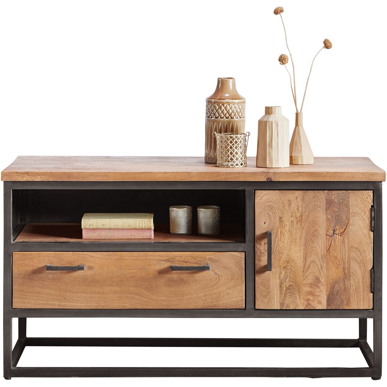 Tv-meubel Mesola mangohout naturel