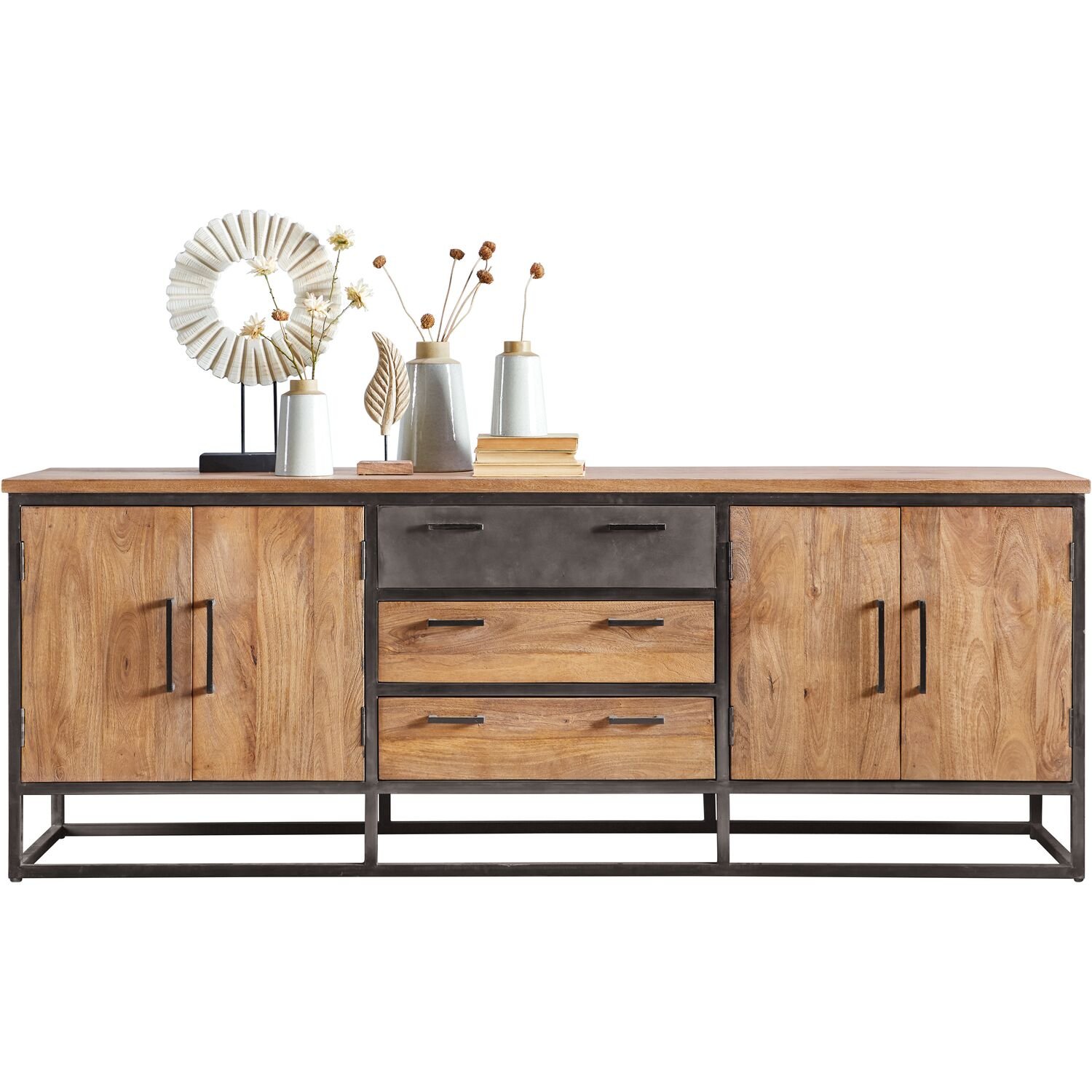 Dressoir Mesola mangohout naturel