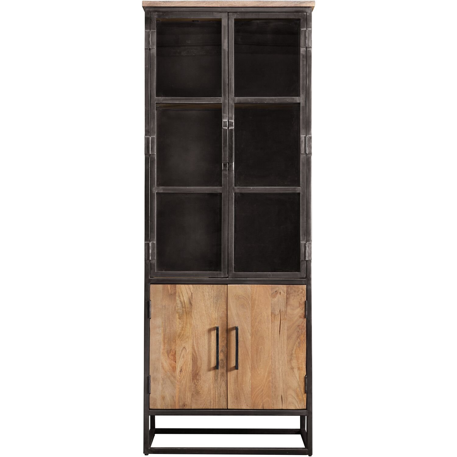 Vitrinekast Mesola mangohout naturel