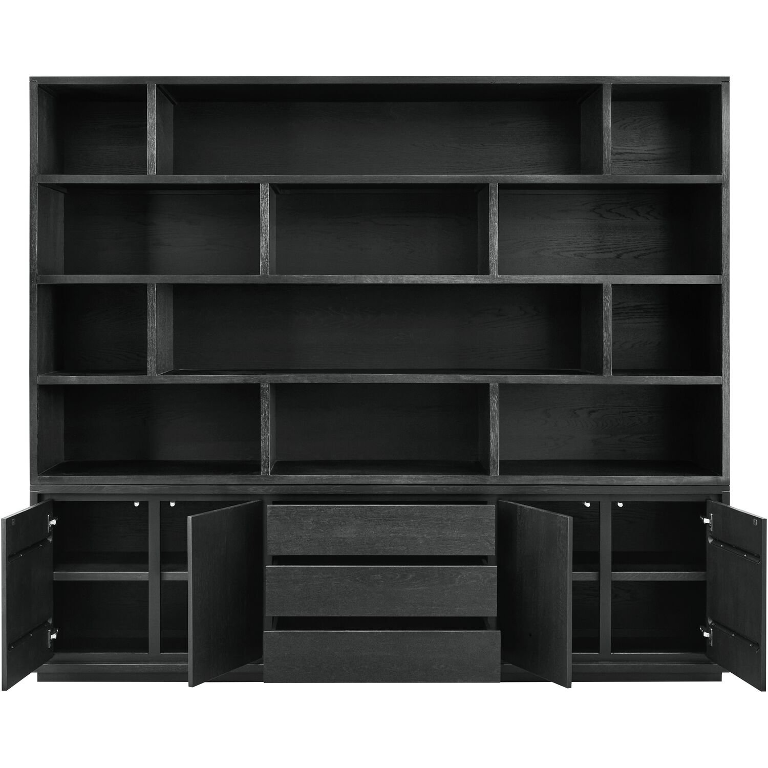 Boekenkast Lavio 210 x 242 black
