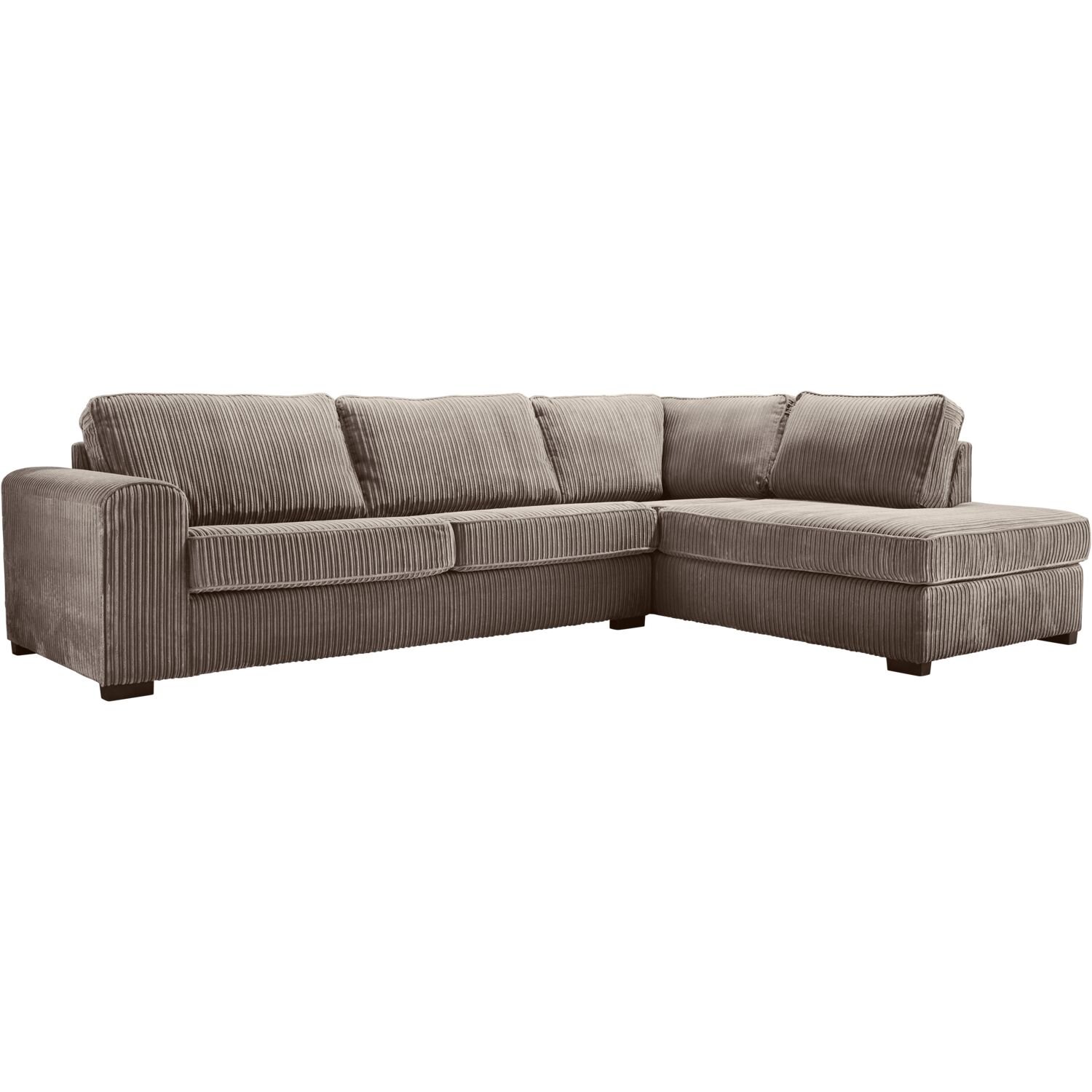 Hoekbank Pomasi soft zit bruin