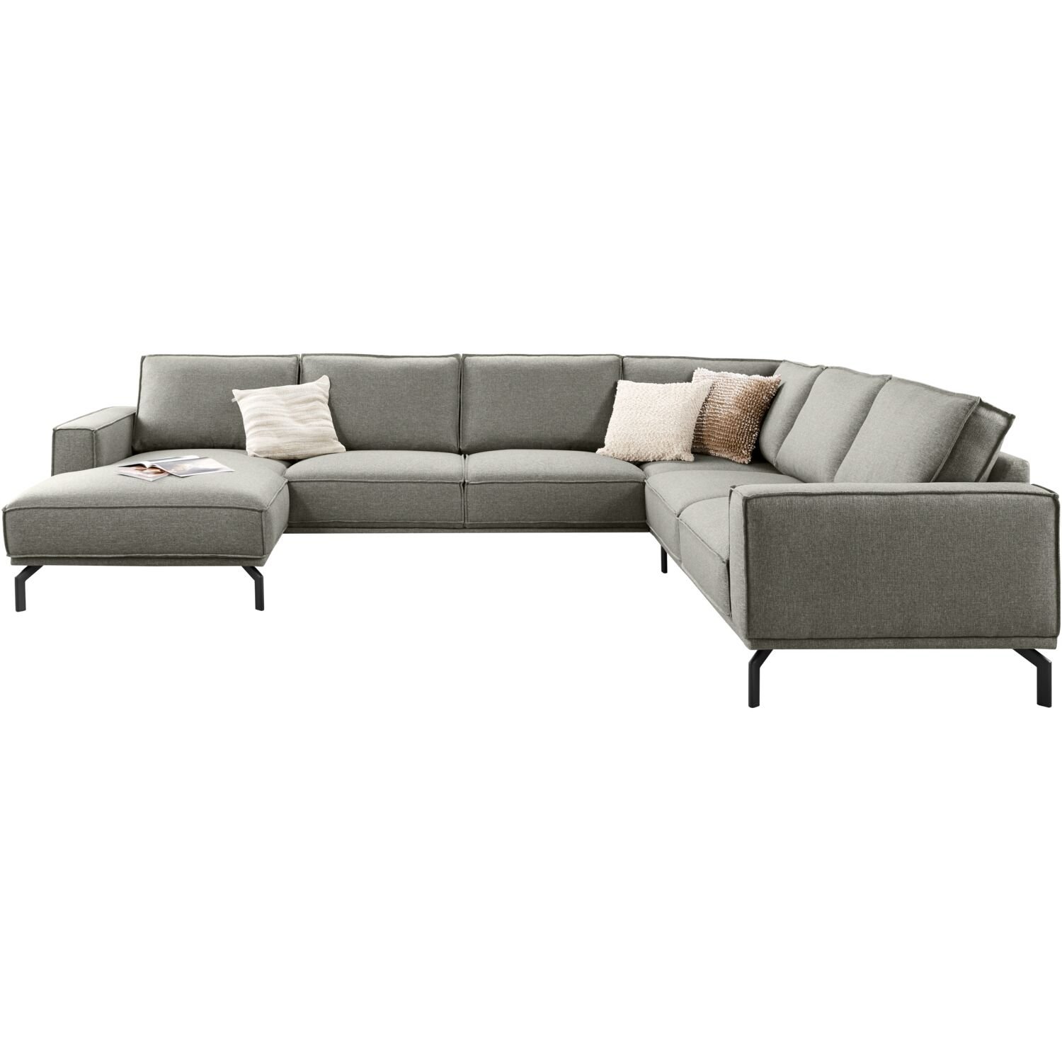 Hoekbank Alburg HR-schuim zitting groen