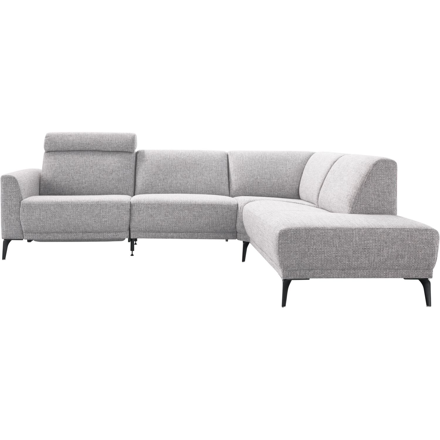 Hoekbank Mendon HR-schuim zitting grijs