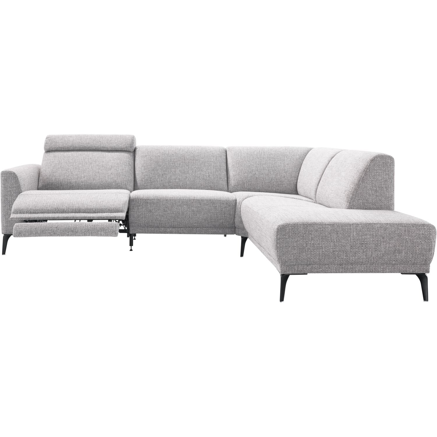 Hoekbank Mendon HR-schuim zitting grijs