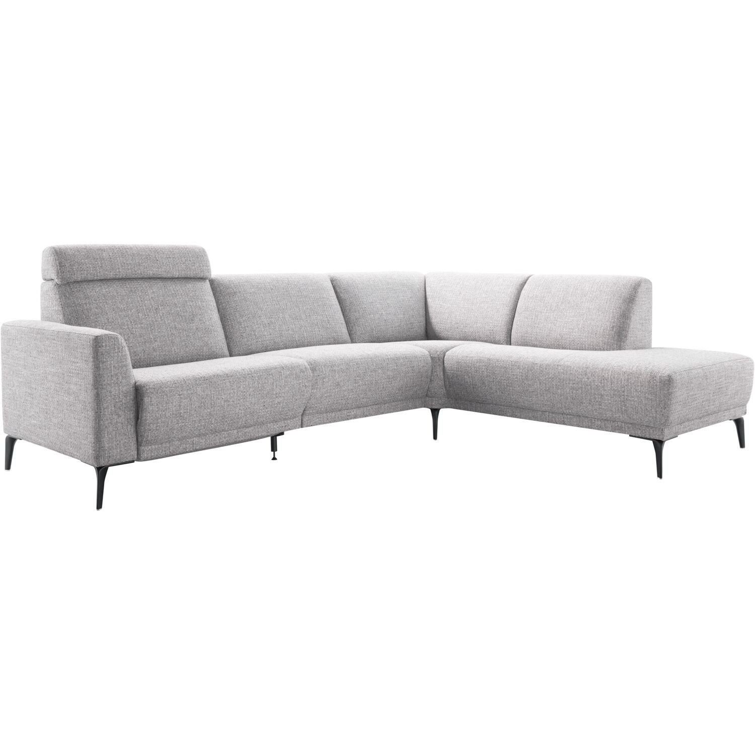 Hoekbank Mendon HR-schuim zitting grijs