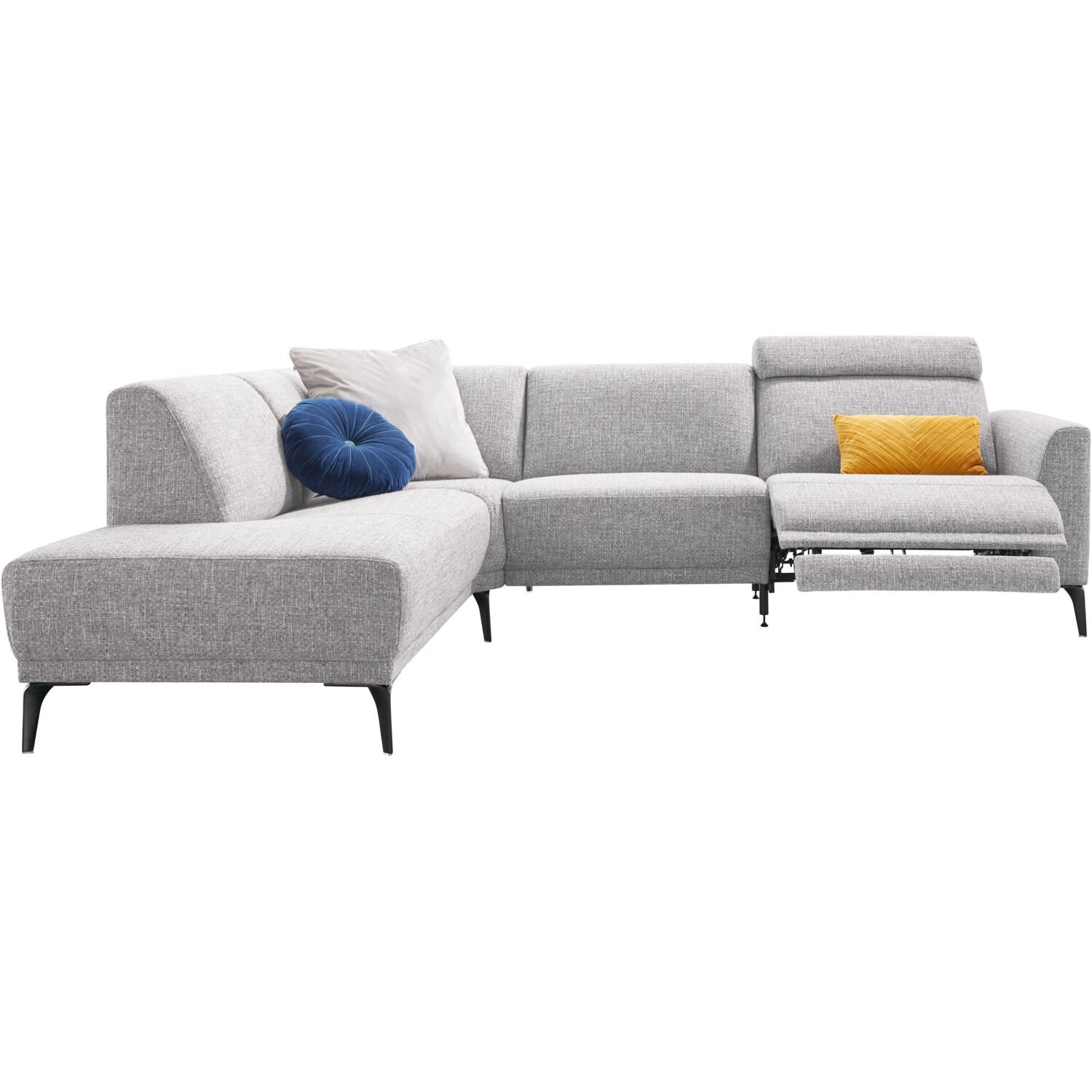 Hoekbank Mendon HR-schuim zitting zinc