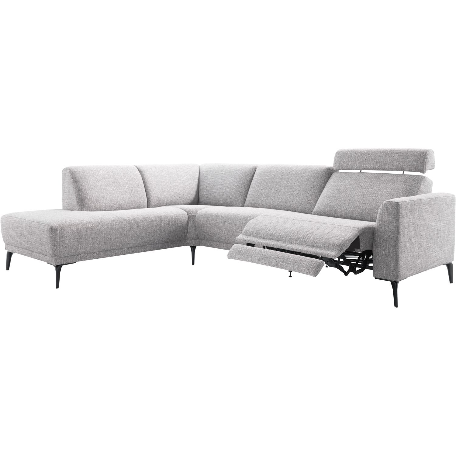 Hoekbank Mendon HR-schuim zitting zinc