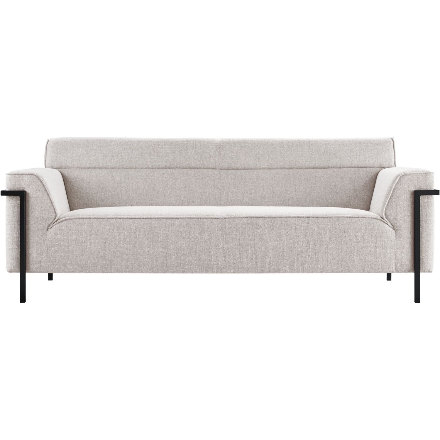 3 zitsbank Licenza pocketvering + HR-schuim zitting wit