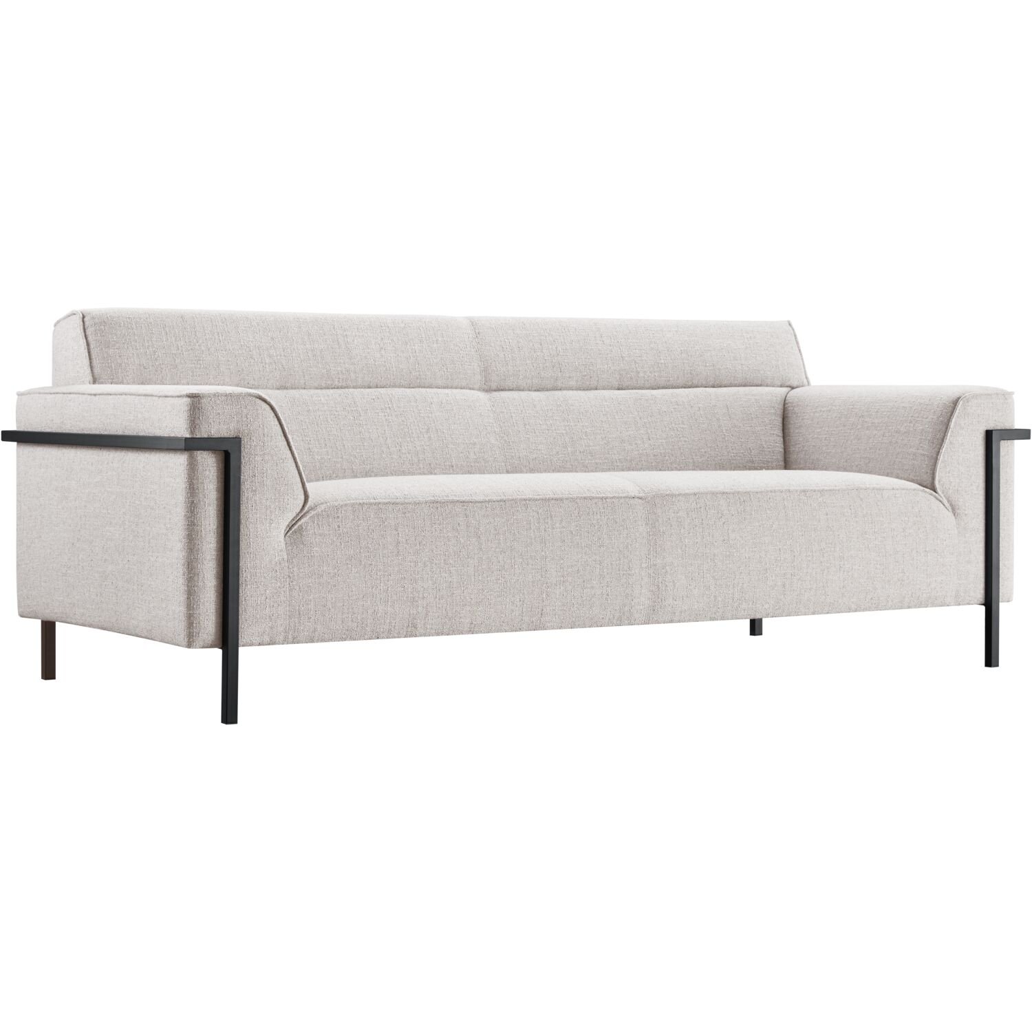 3 zitsbank Licenza pocketvering + HR-schuim zitting wit