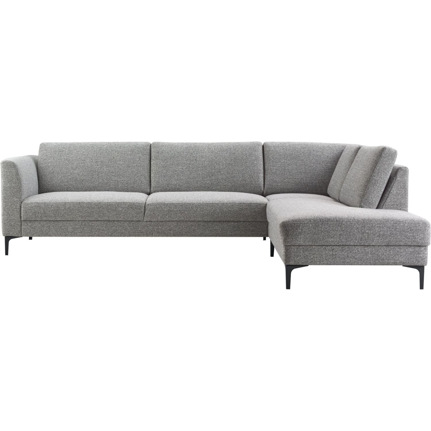 Hoekbank Gulnare polyetherschuim zitting grijs