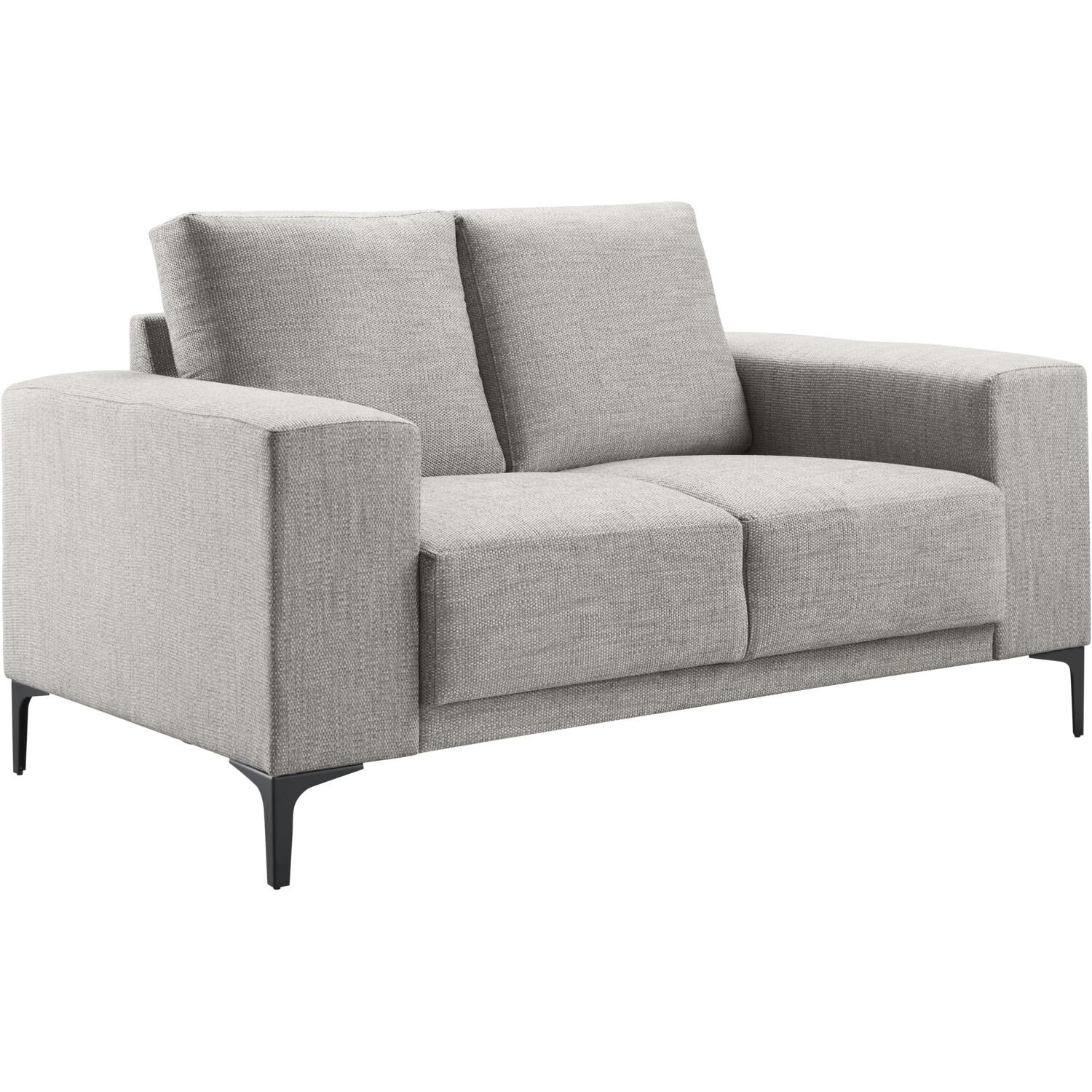 2-zitsbank Clanton polyether schuim zitting grey