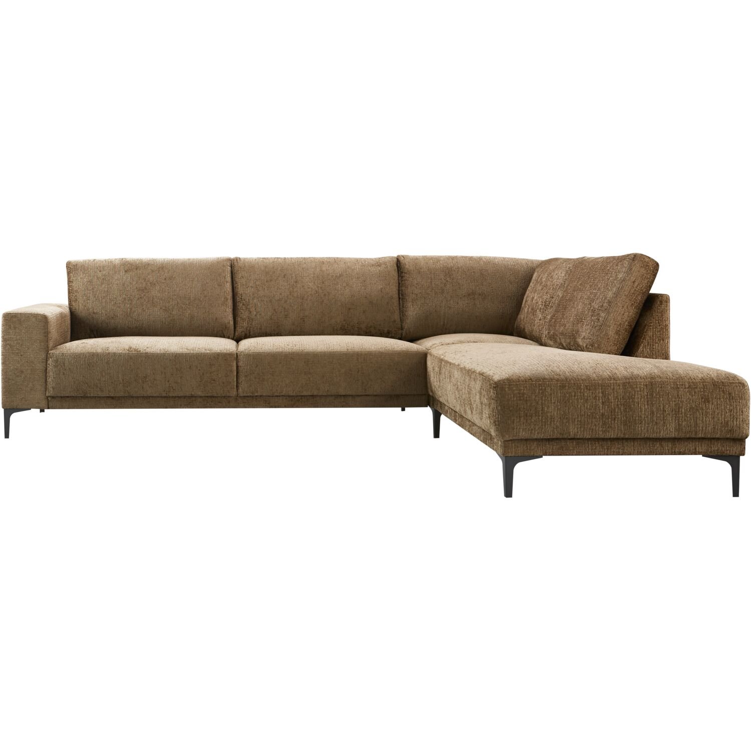 Hoekbank Clanton polyether zitting brandy