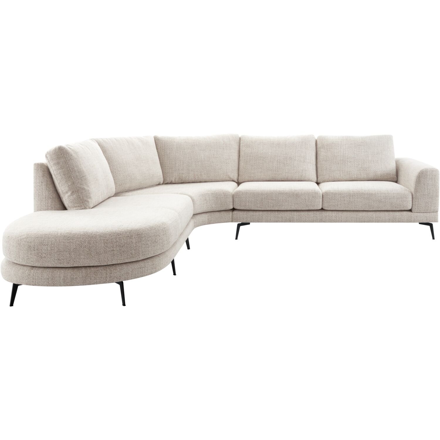 Hoekbank Flandria bisque, comfortschuim i.c.m. HR zitting