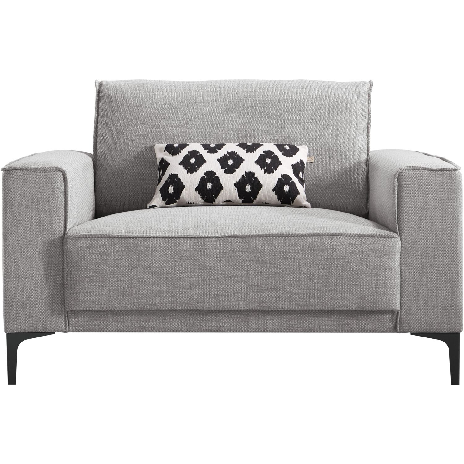 Loveseat Calira polyether zitting grey
