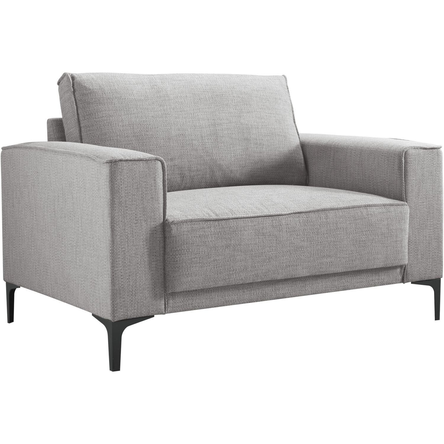 Loveseat Calira polyether zitting grey