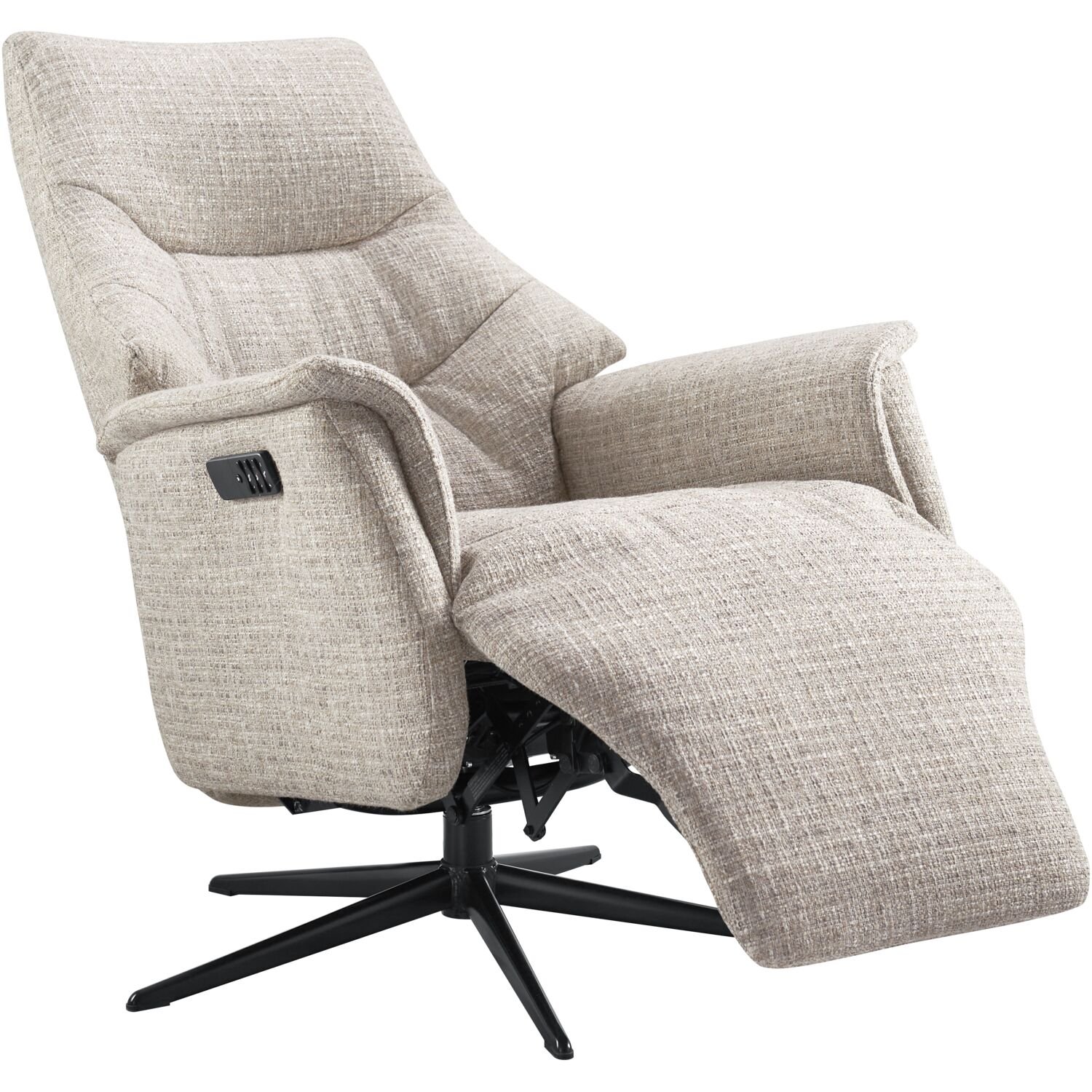 Relaxfauteuil Sanborn medium elektrisch verstelbaar beige