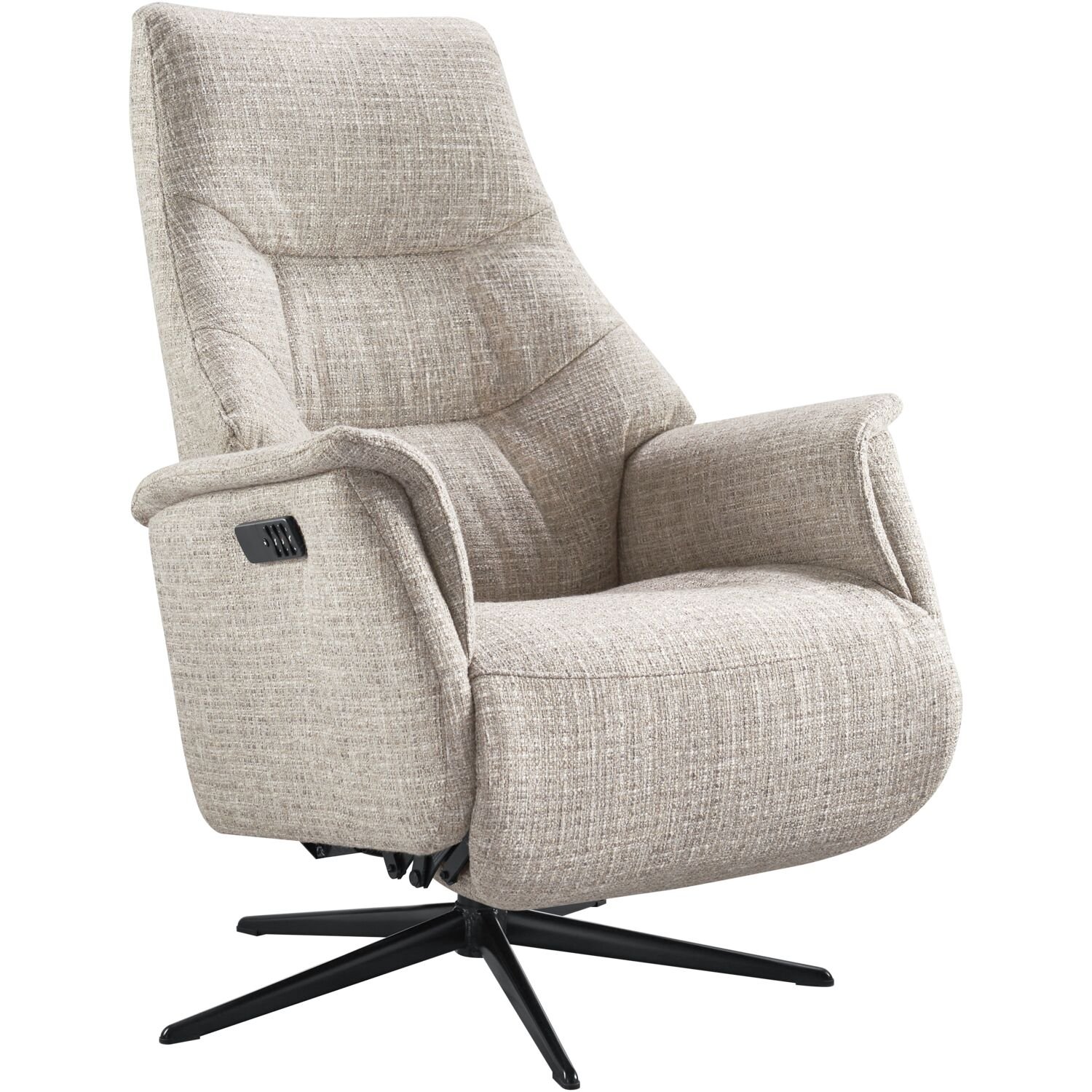 Relaxfauteuil Sanborn medium elektrisch verstelbaar beige