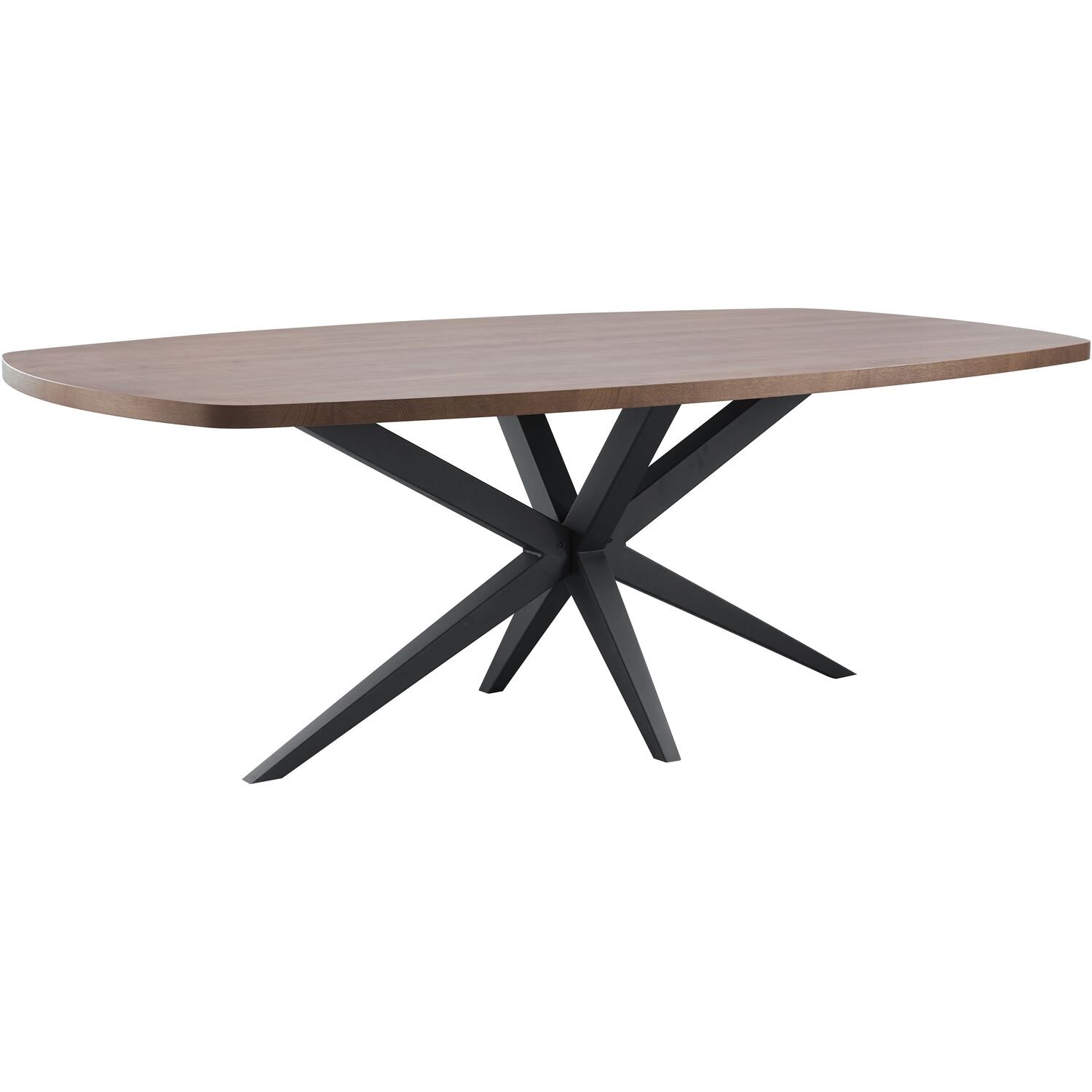 Eettafel Mascaro deens ovaal uitschuifbaar 180 tot (238)x102 dark mango