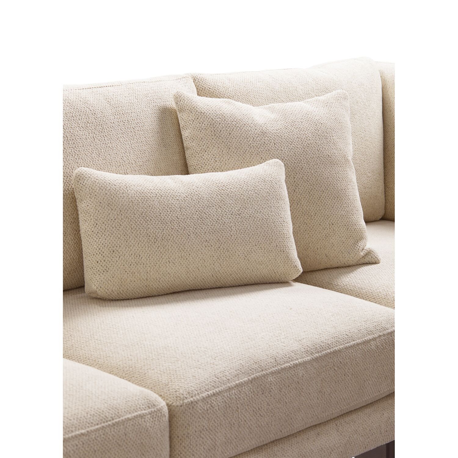 Hoekbank Aziri pocketveren met visco ecru