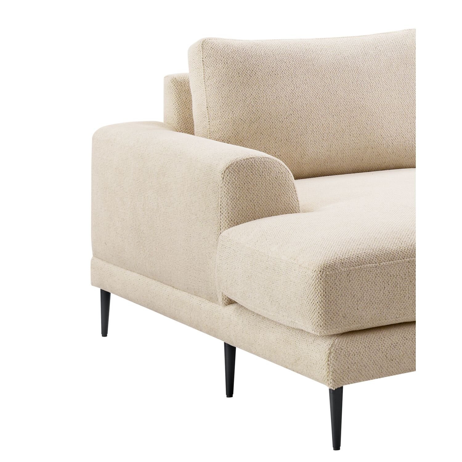 Hoekbank Aziri pocketveren met visco ecru