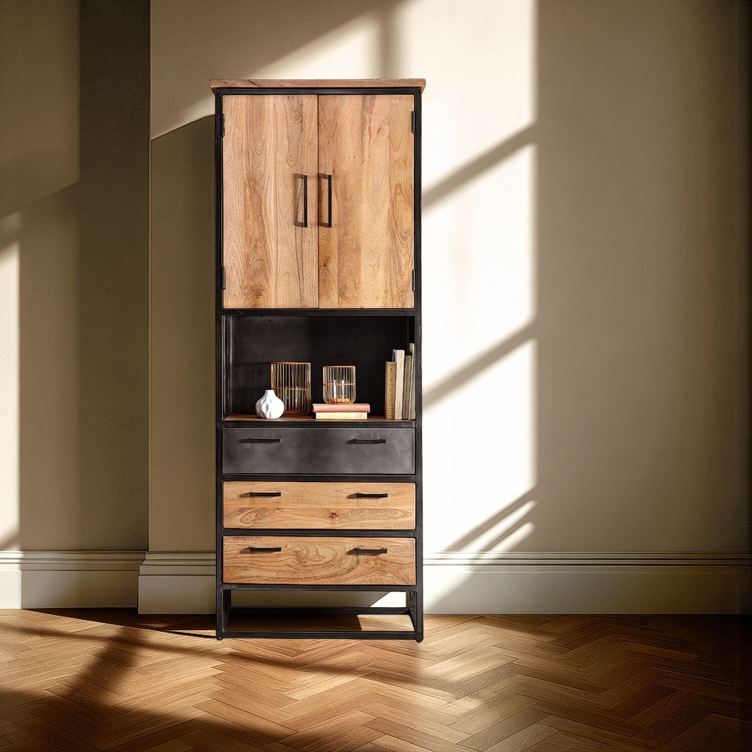 Kast Mesola mangohout naturel