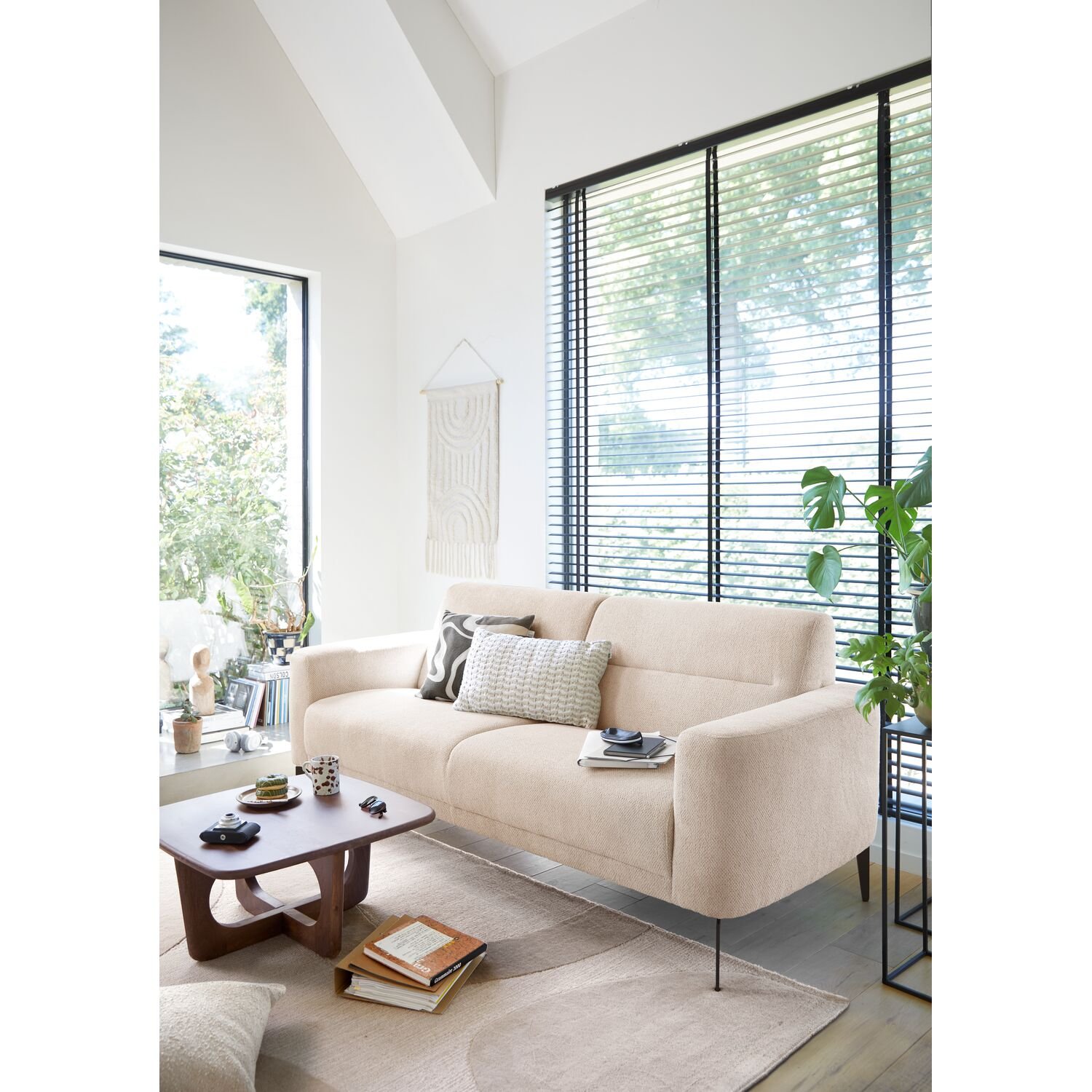 2 zitsbank Heria polether, naturel