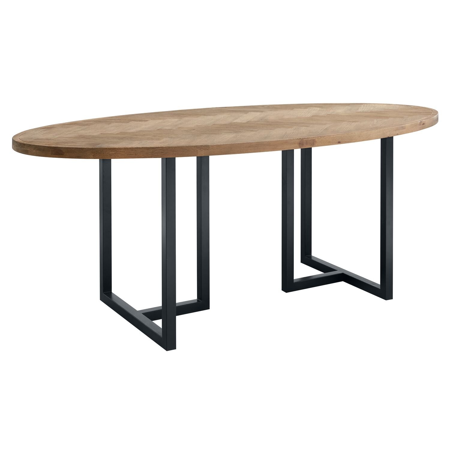 Eettafel Vinito 200 cm naturel visgraatmotief
