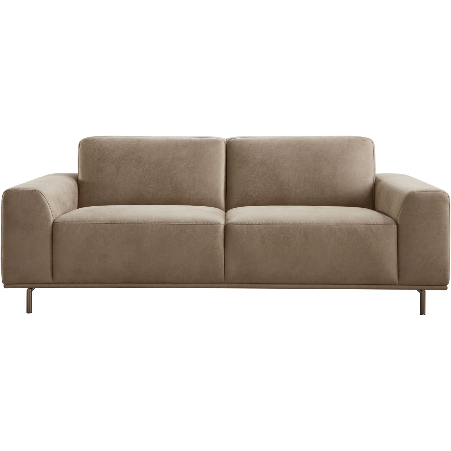 2,5 zitsbank Pantini koudschuim in bruin