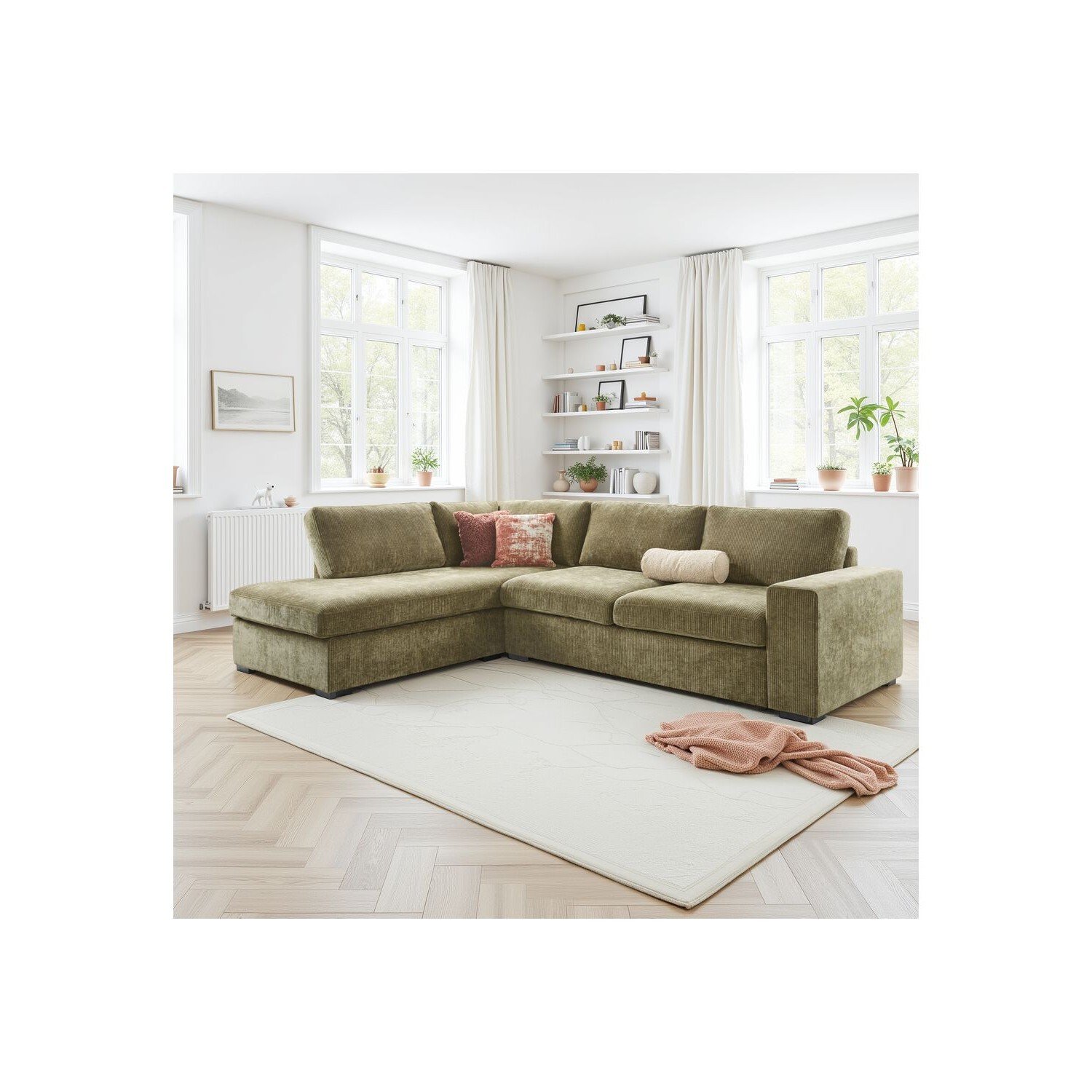 Hoekbank Yukom Polyether, jungle