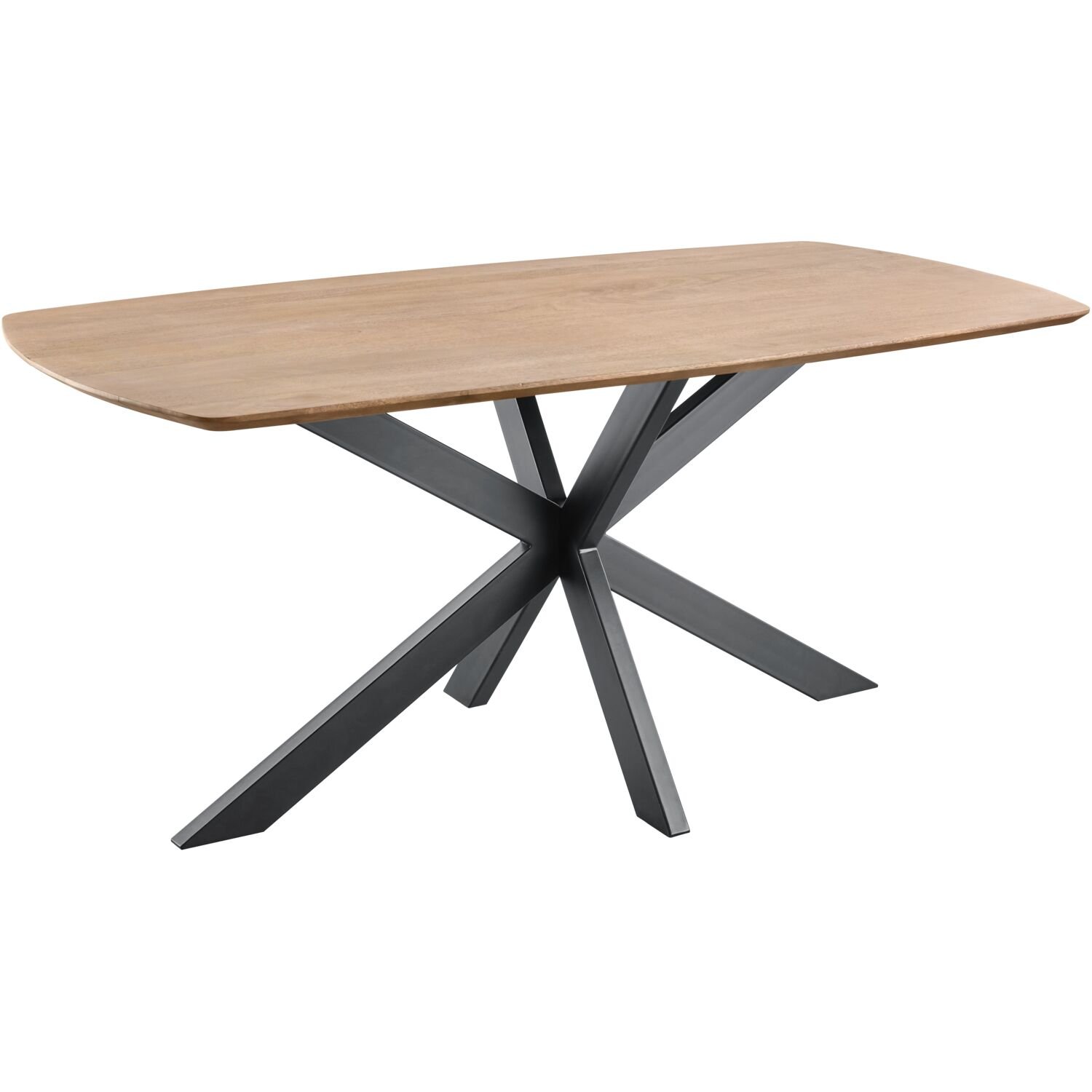 Eettafel Nocona 180 cm mangohout donkerbruin