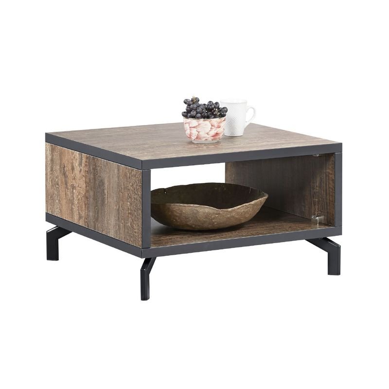 Bijzettafel Valada 68 x 68 dark shipwood 
