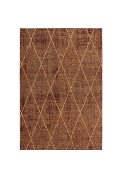 Vloerkleed Zefini cognac, 155 x 230 cm
