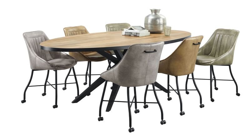 Eettafel Sandton 200 x 102 mango