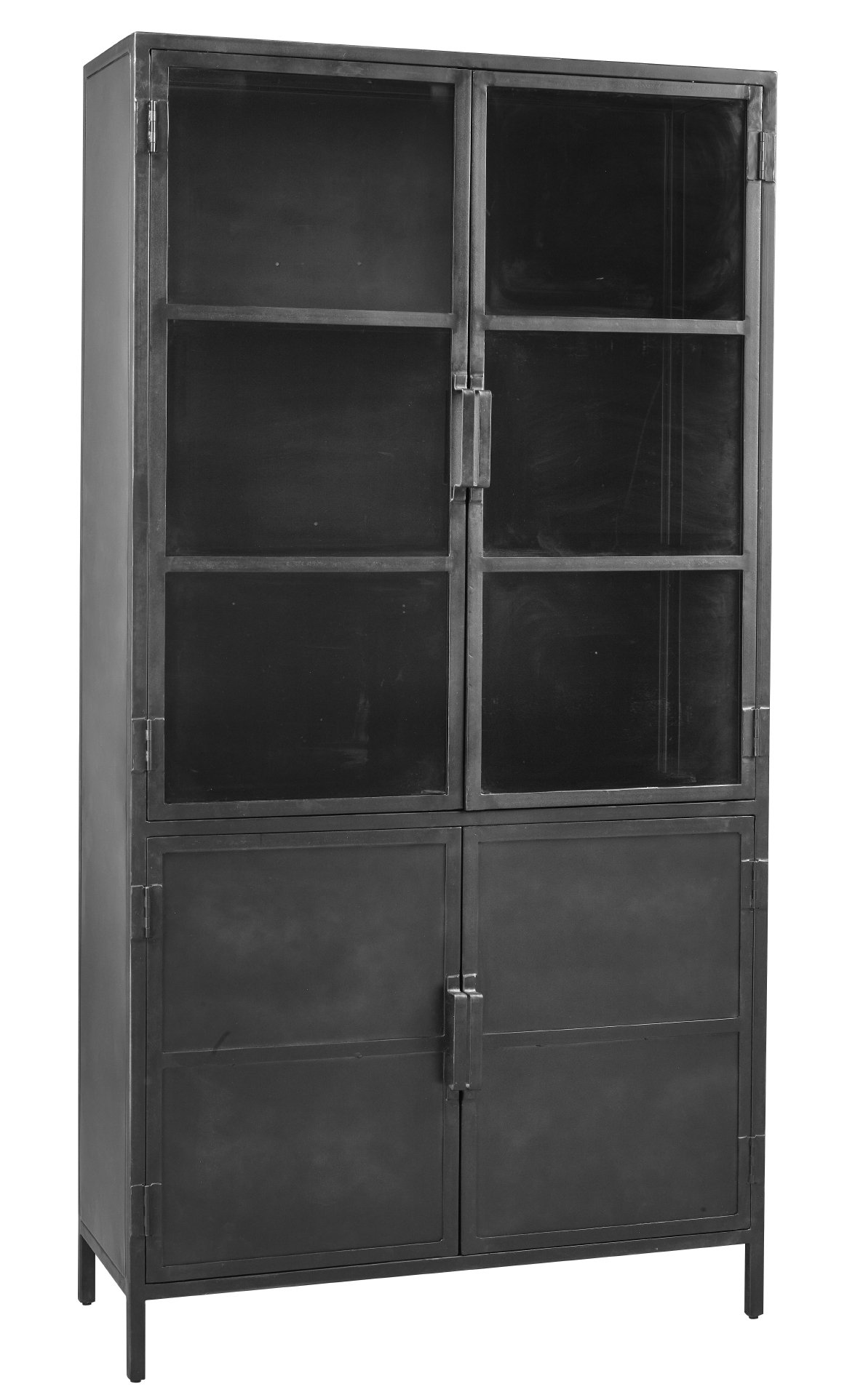 Vitrinekast Farmton 202 x 105 zwart