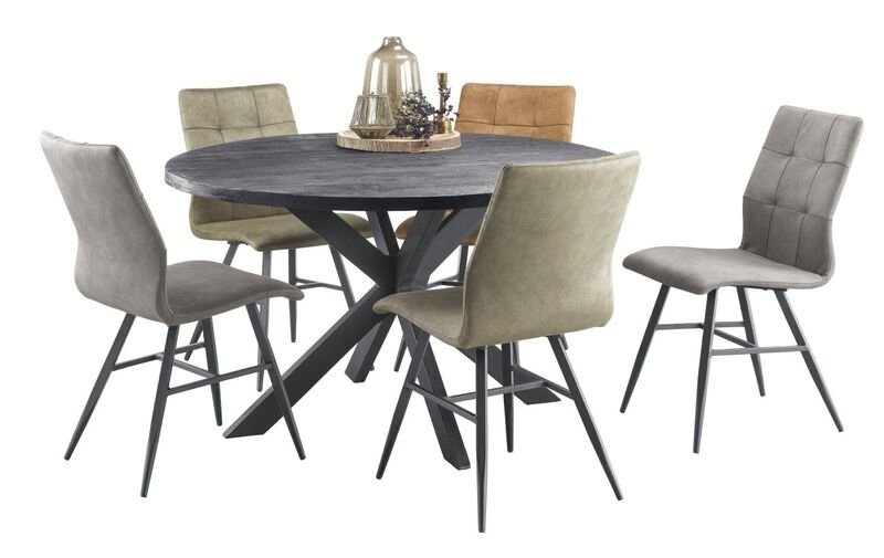 Eettafel Cavino 135 zwart