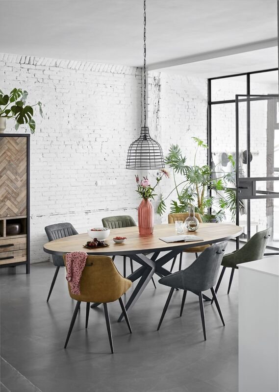 Eettafel Sandton 200 x 102 mango