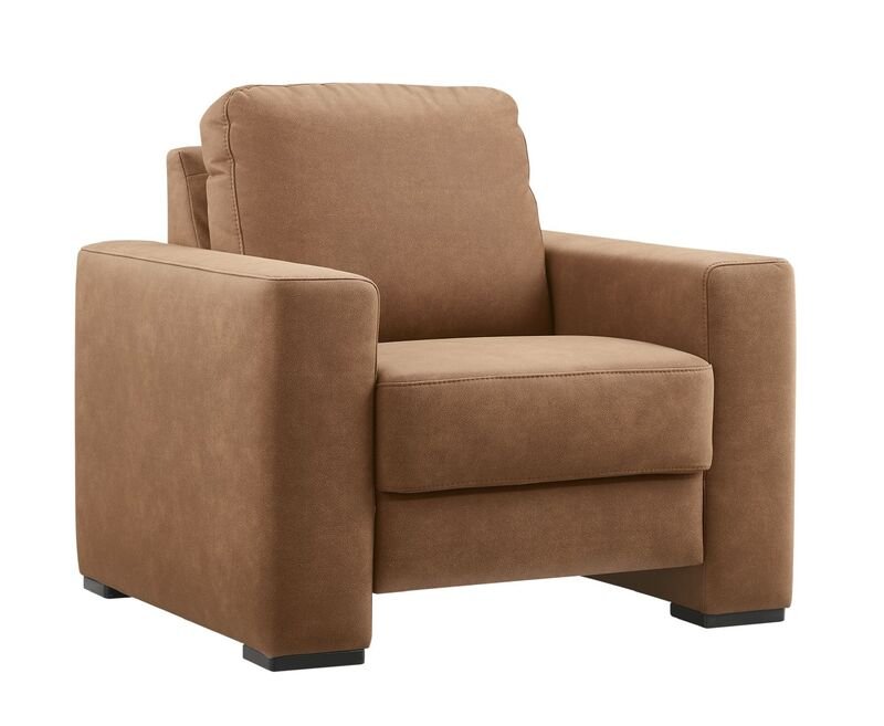 Fauteuil Creon polyetherschuim zitting camel